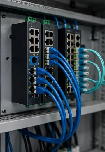 Red Ethernet industrial y cableado
