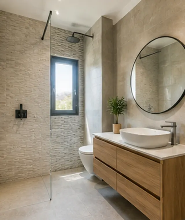 Azulejos y pavimentos en una vivienda