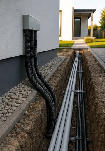 Canalizacion y cableado de una instalacion electrica