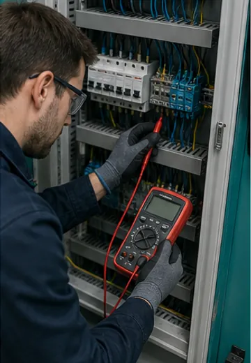 Pruebas y revision de un cuadro electrico